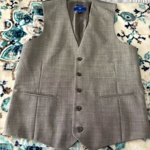 Classic Men's Gray Dress Vest - Blue Label